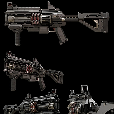 Weapon 3d models