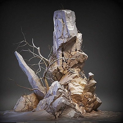 Wood & Stone 3d models