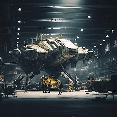 Sci-fi Scene 3d models