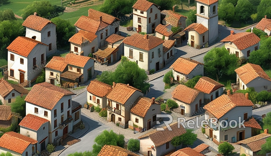 How to Create a 3D Model of a Village