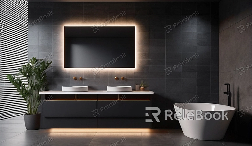 Bathroom Tiles Texture in Blender- relebook