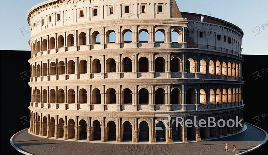 How to Make a 3D Colosseum Model-1