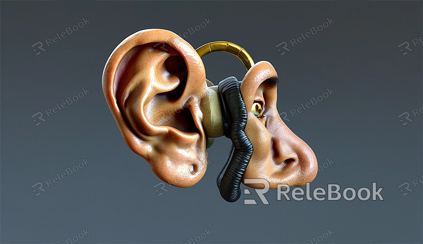 C4D How to Make a 3D Ear Model