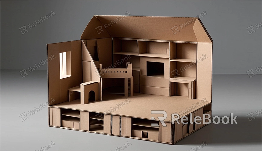 How to Make a 3D Model House Using Cardboard