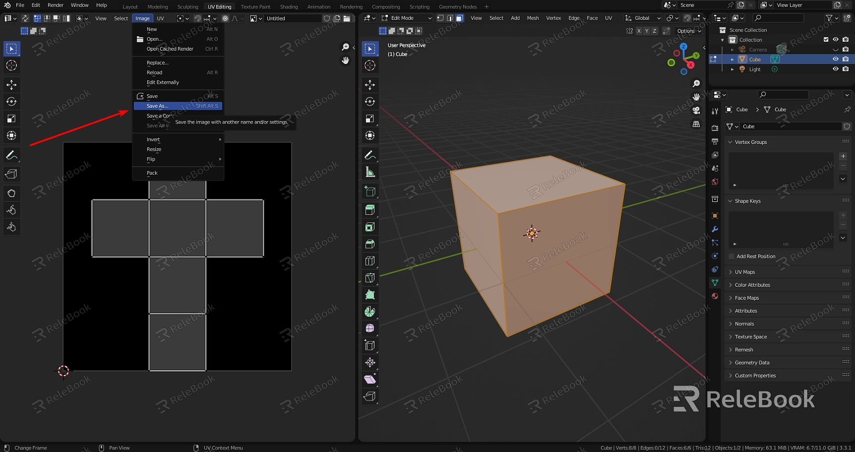 Export Texture Maps from Blender