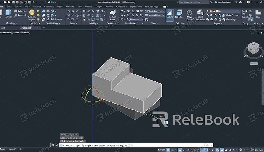 How to Rotate a 3D Model in AutoCAD