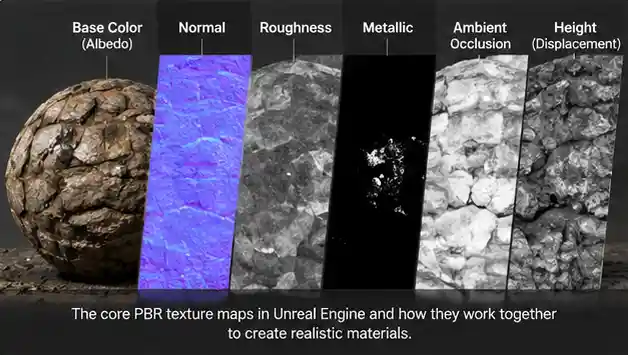 Core PBR Texture Maps You Need for Realistic Environments