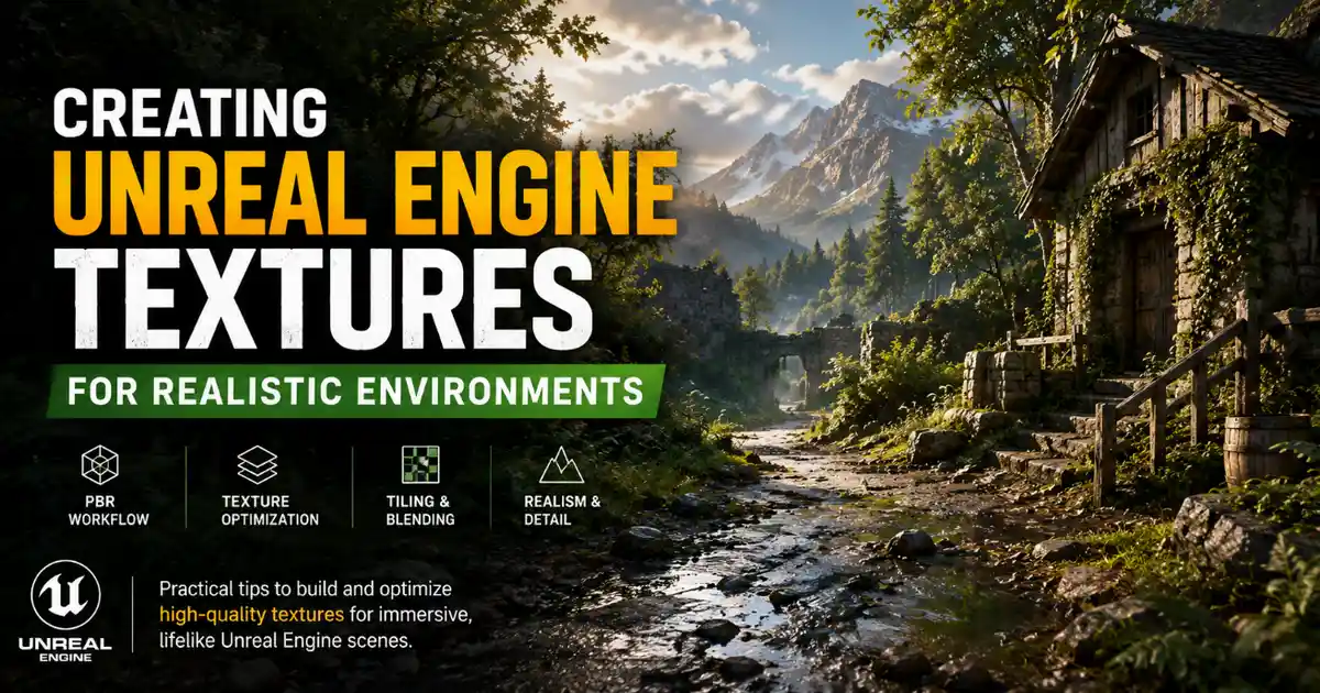 Creating Unreal Engine Textures for Realistic Environments