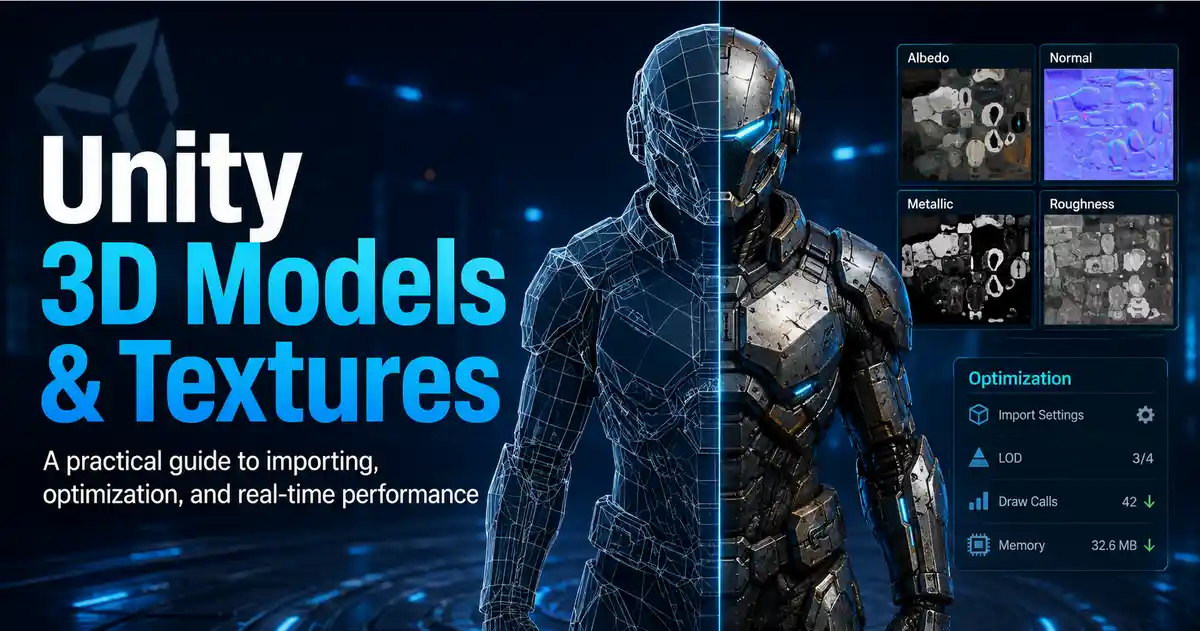 Working with Unity 3D Models and Textures for Real-Time Projects