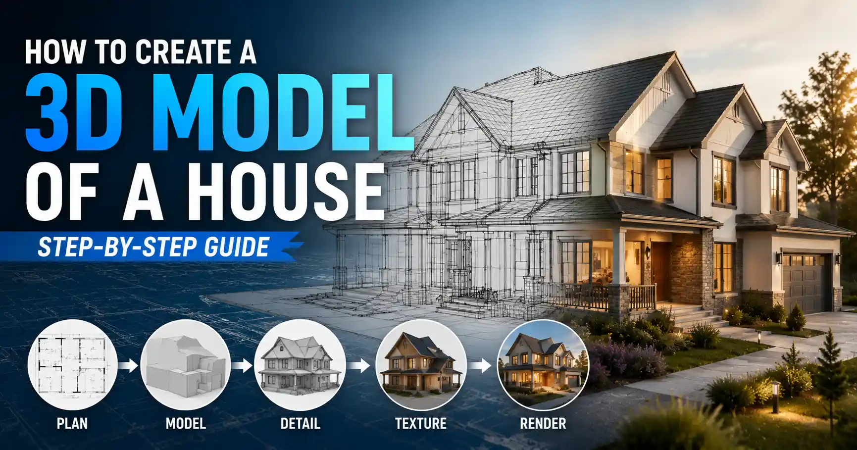 How to Create a 3D Model of a House: Step-by-Step Guide