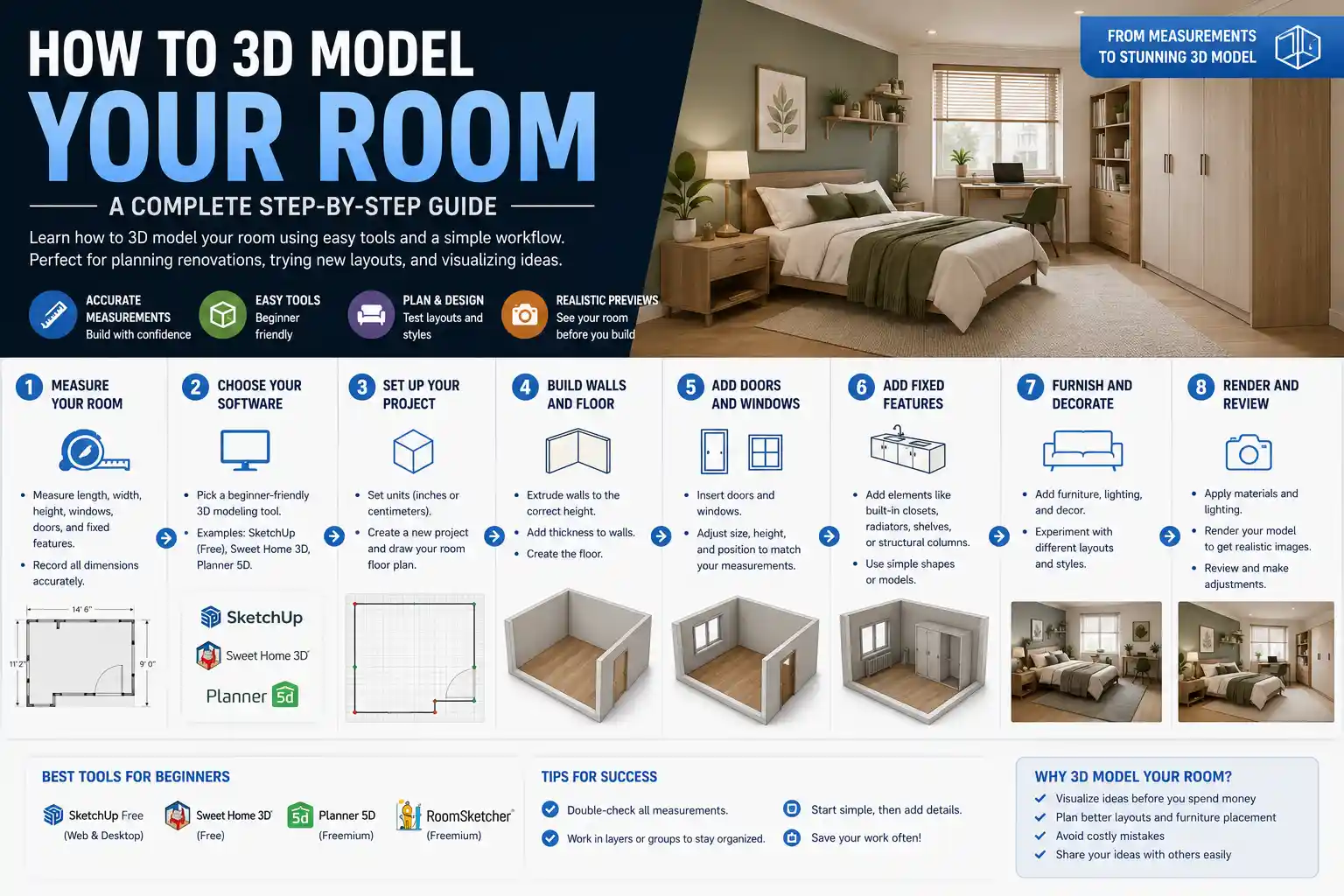 How to 3D Model Your Room: A Complete Step-by-Step Guide