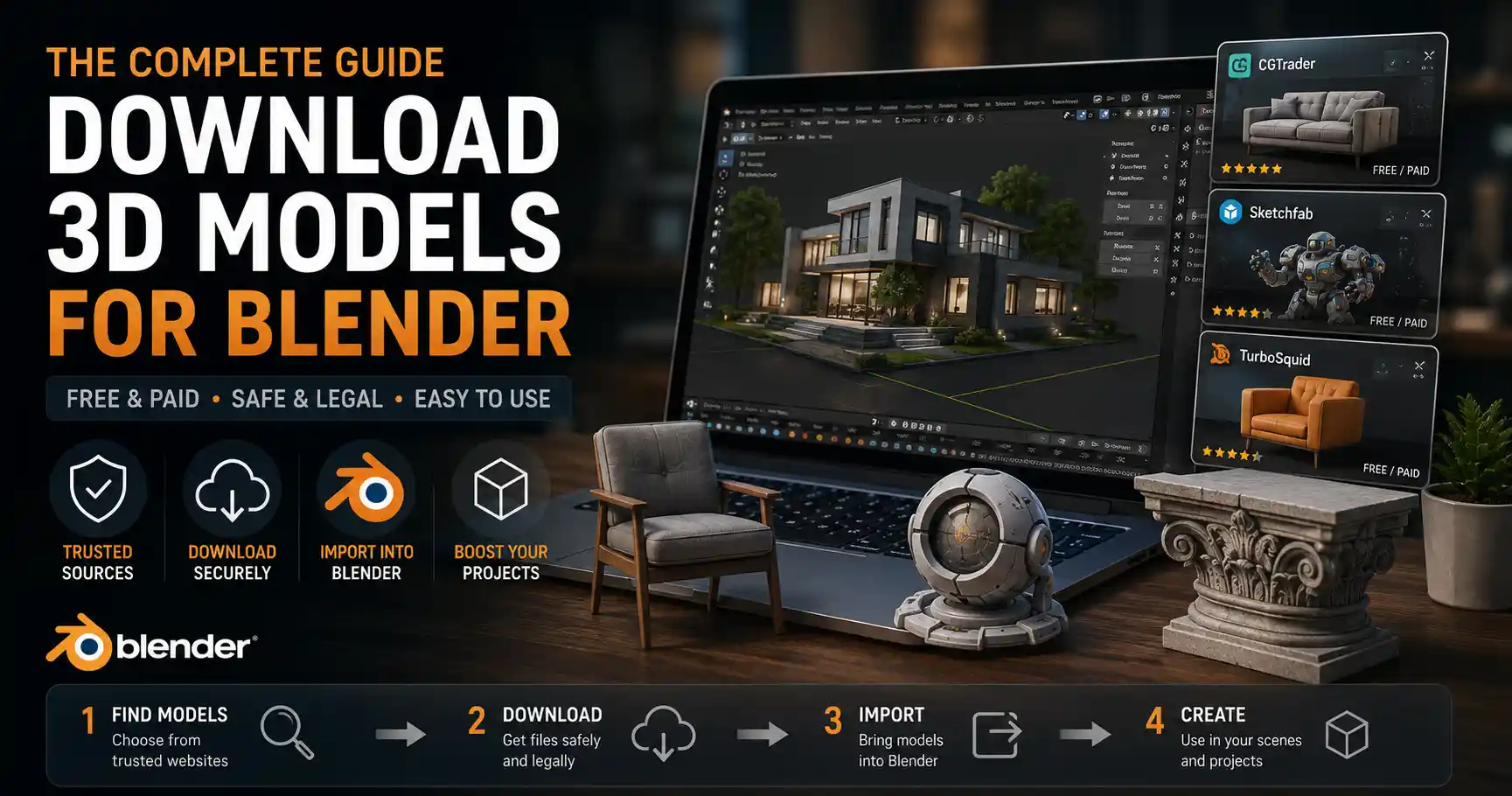 How to Download 3D Models for Blender: A Simple Guide