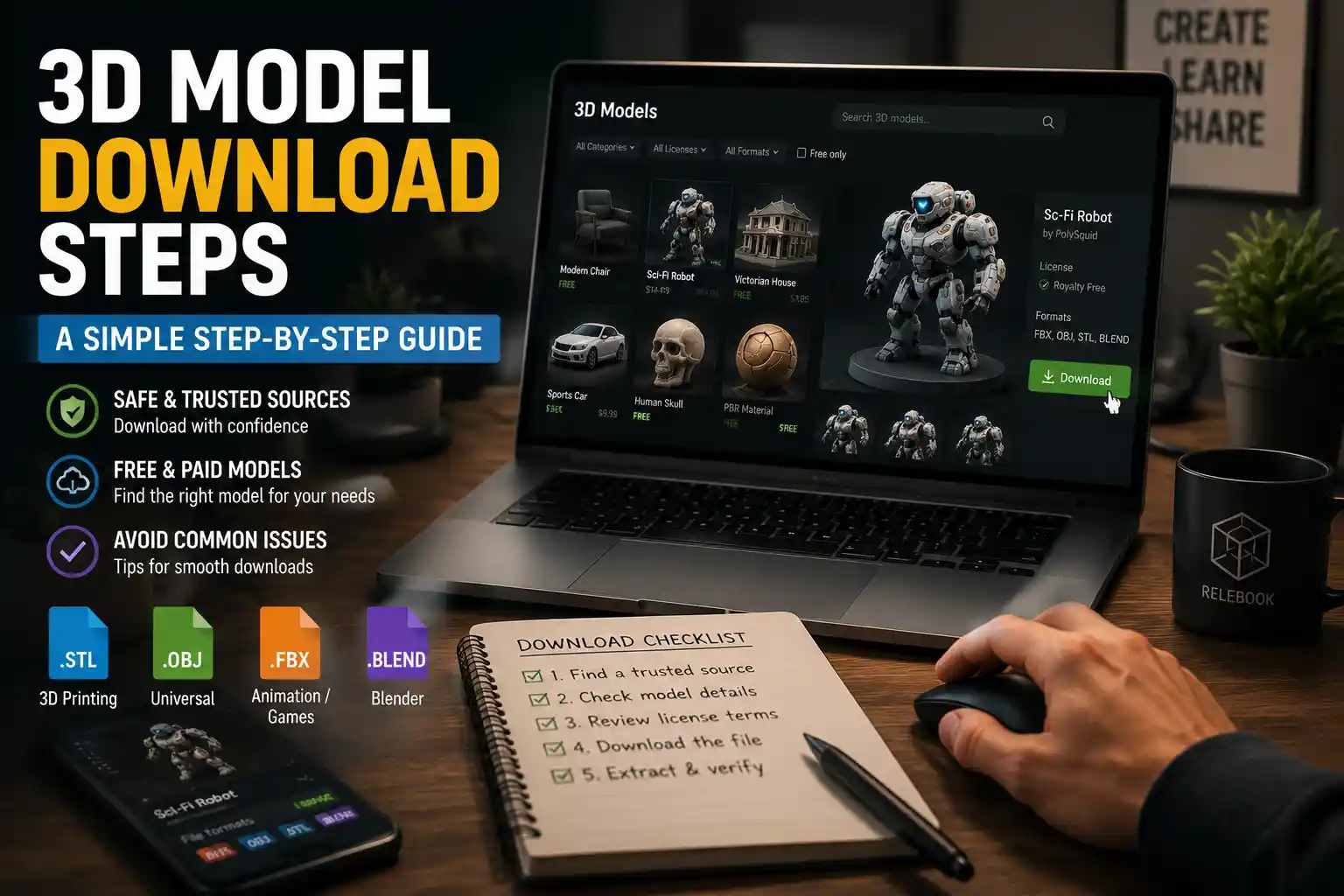 How to Download a 3D Model: A Simple Step-by-Step Guide