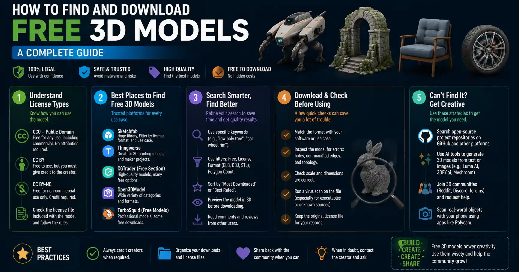 How to Find and Download Free 3D Models: A Complete Guide