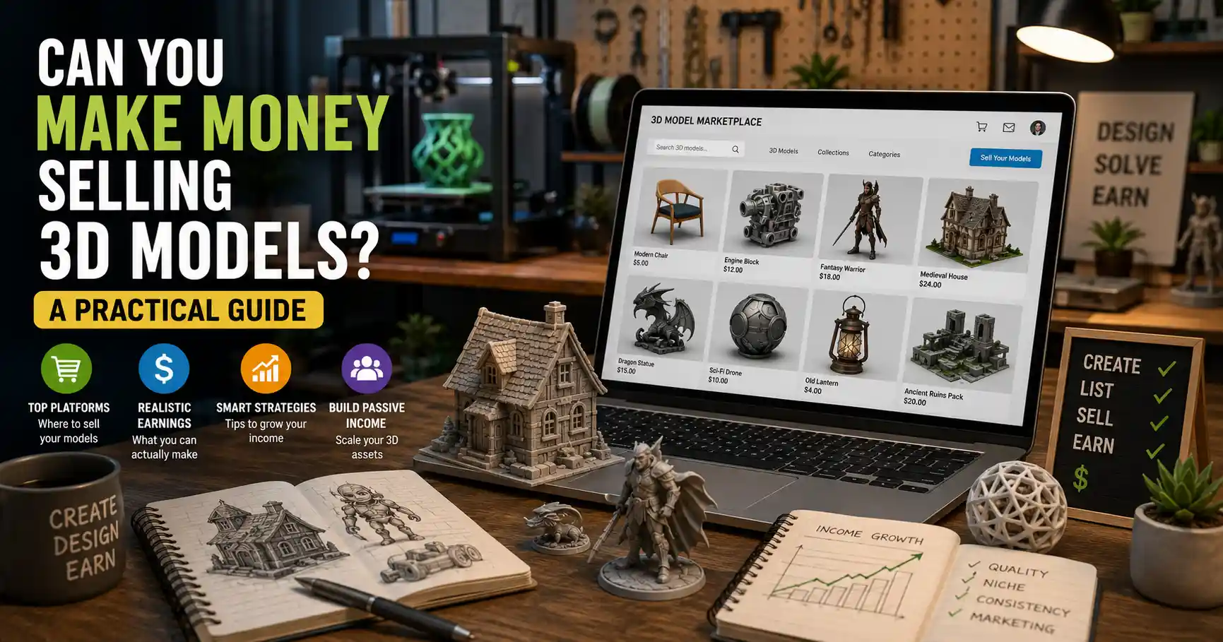 Can You Make Money Selling 3D Models? A Practical Guide