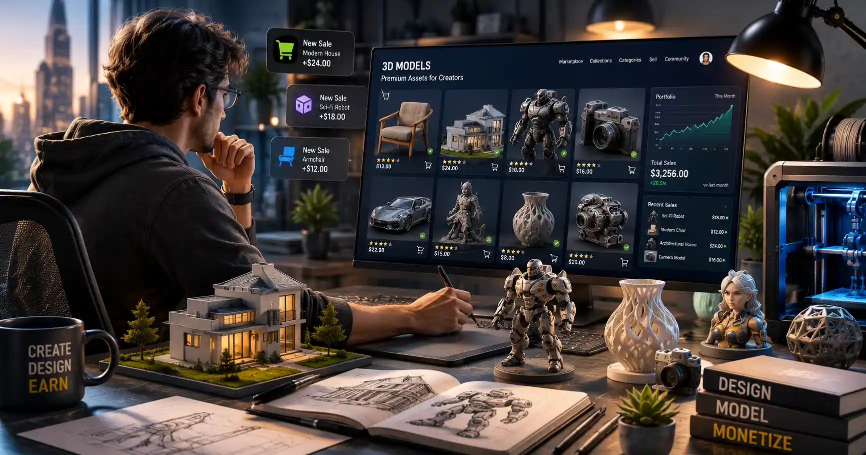 Can You Sell 3D Models? A Guide to Making Money from 3D Assets