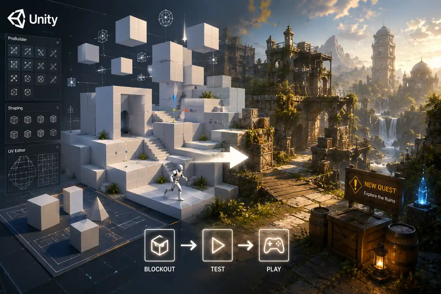 Can You Create 3D Models Directly in Unity?