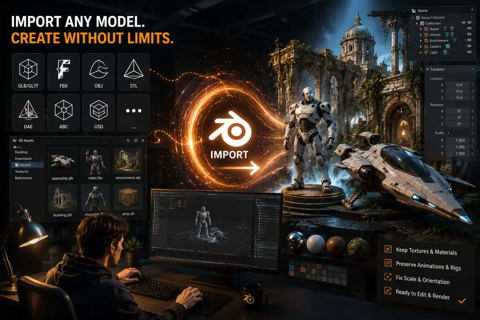 Can You Import 3D Models into Blender? A Complete Guide