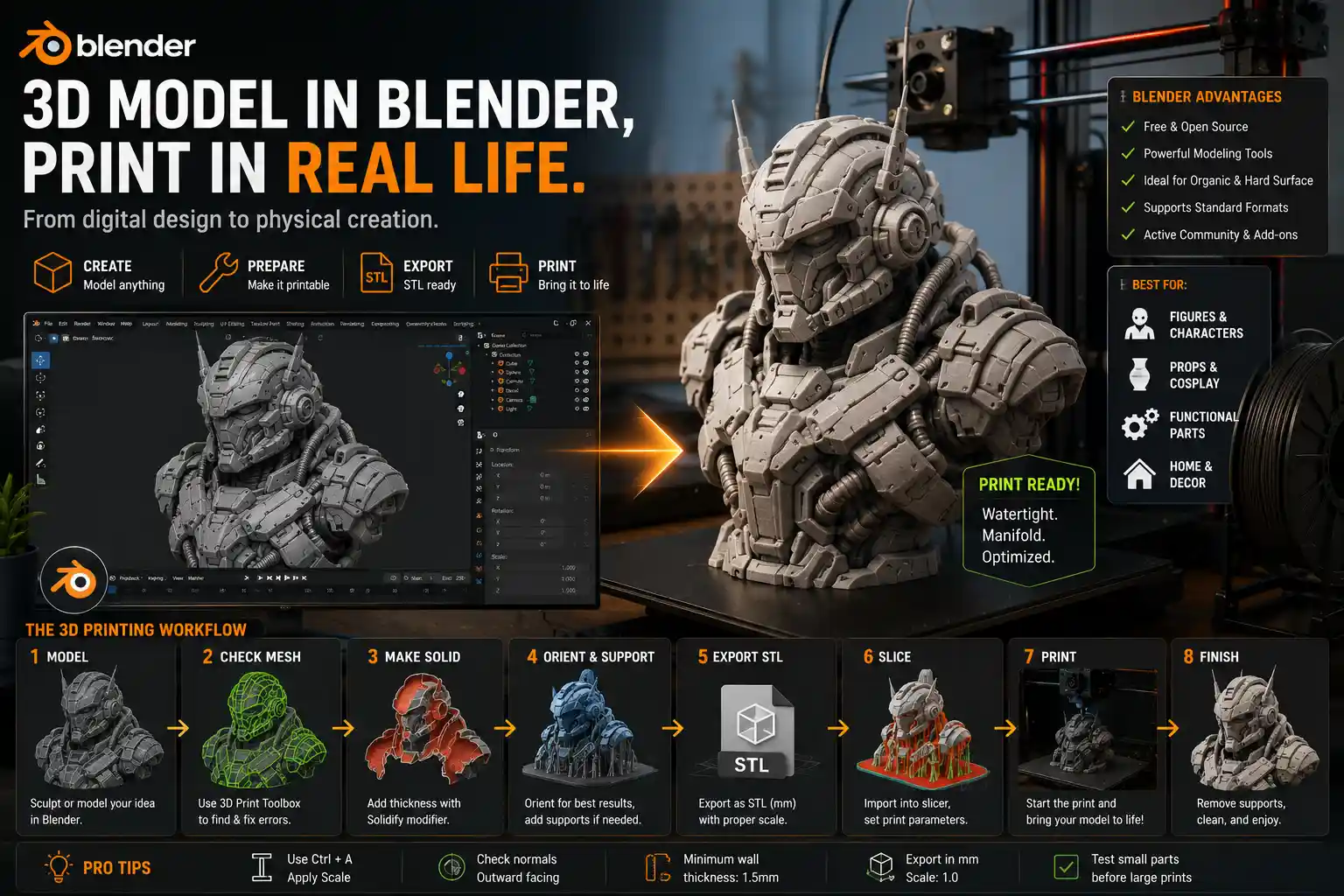 Can You Print 3D Models from Blender? A Simple Guide