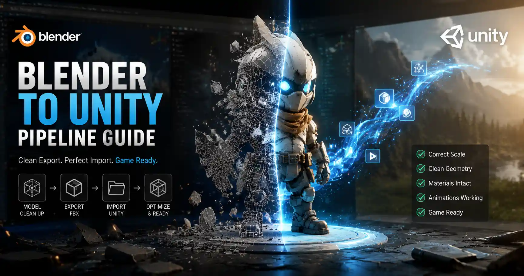 How to Import 3D Models from Blender to Unity
