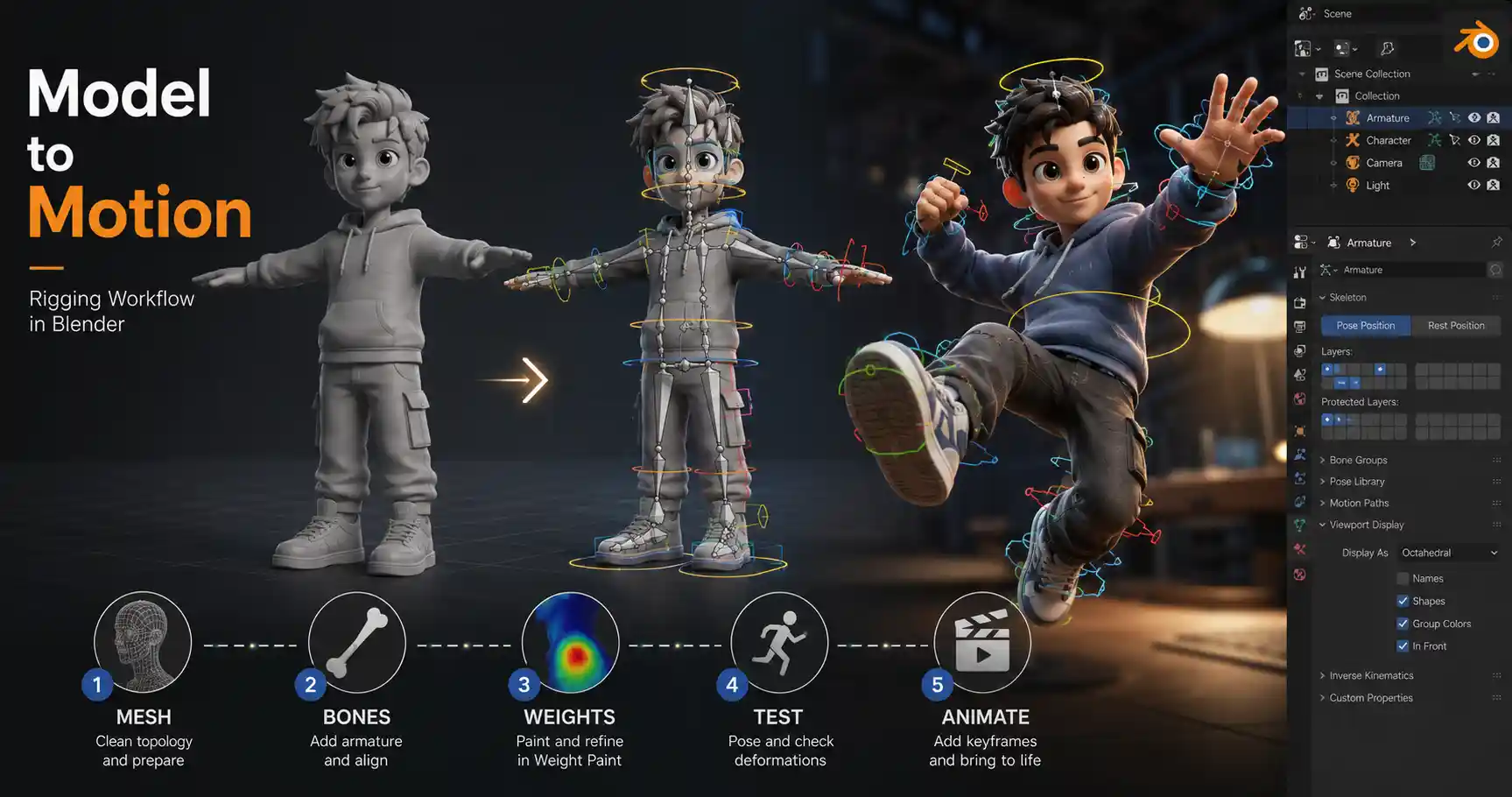 How to Rig a 3D Model in Blender: Step-by-Step Guide