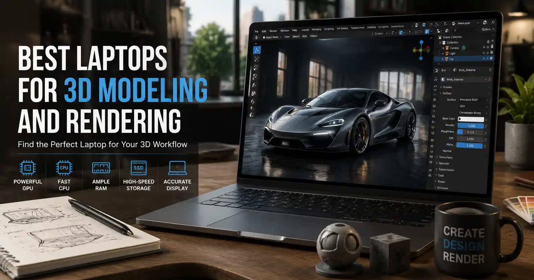 How to Choose a Laptop for 3D Modeling and Rendering