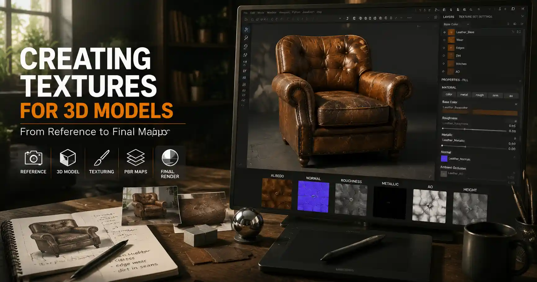 How to Create Textures for 3D Models: A Step-by-Step Guide
