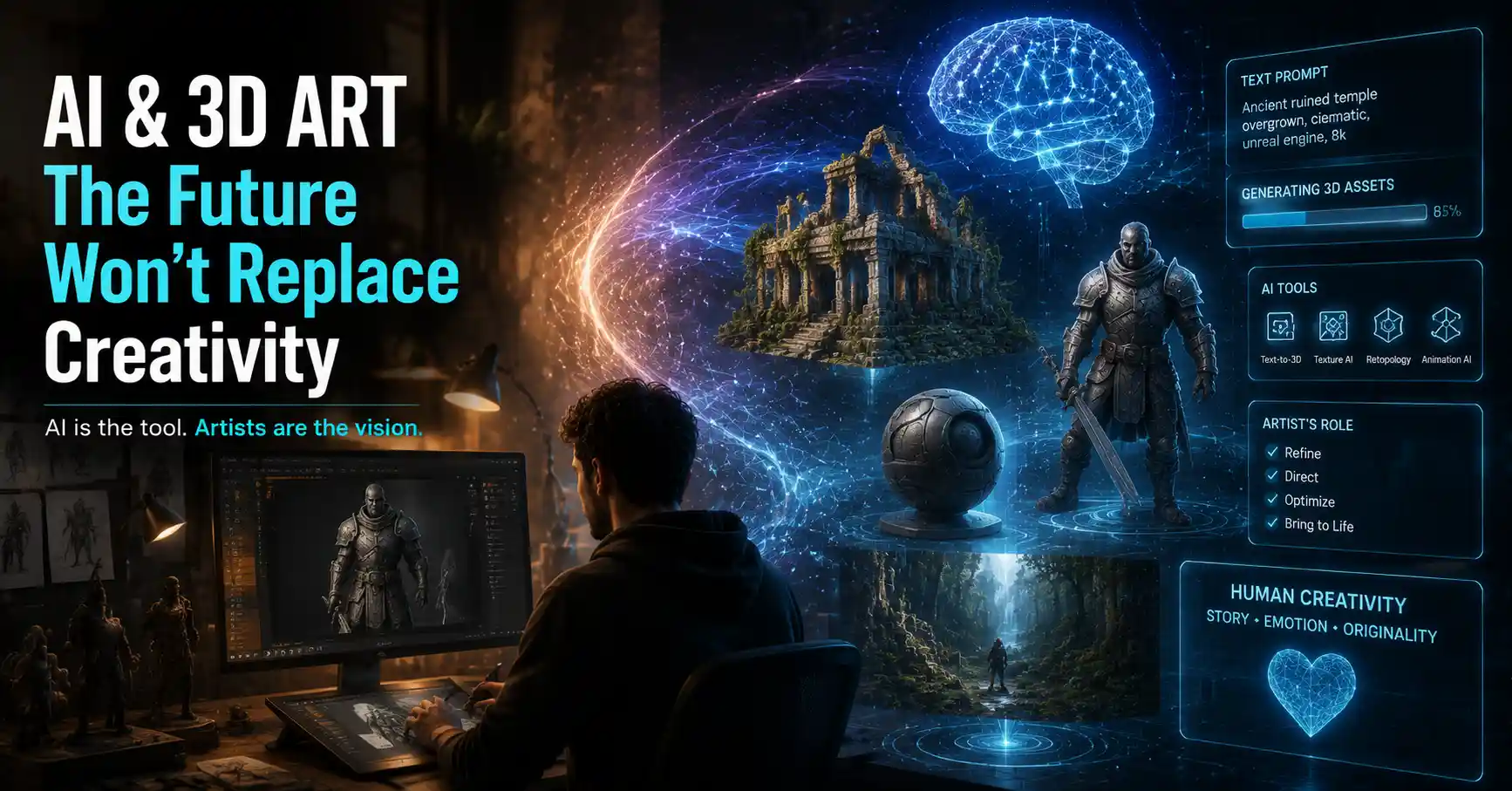 Can AI Replace 3D Artists? What It Means for Creative Careers