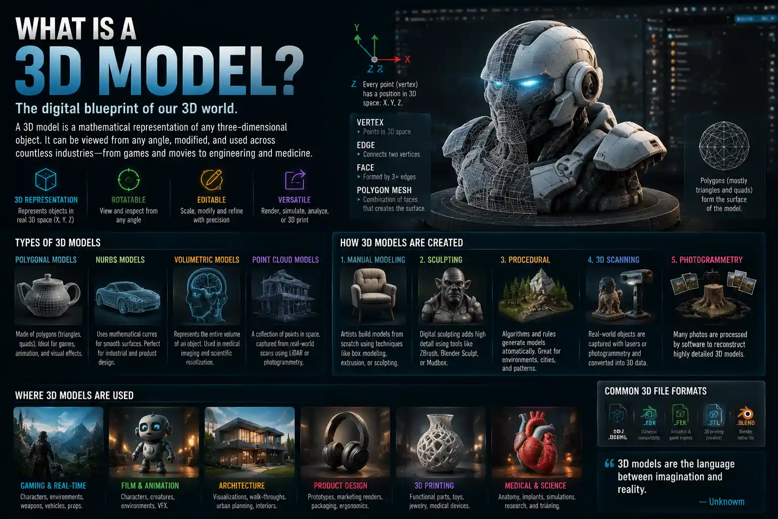 What Is a 3D Model? A Simple Beginner's Guide