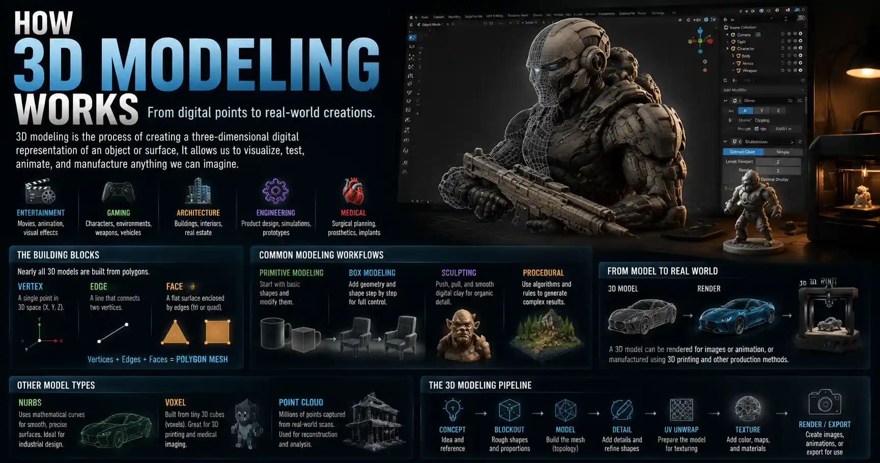 How 3D Modeling Works: A Clear Beginner’s Guide