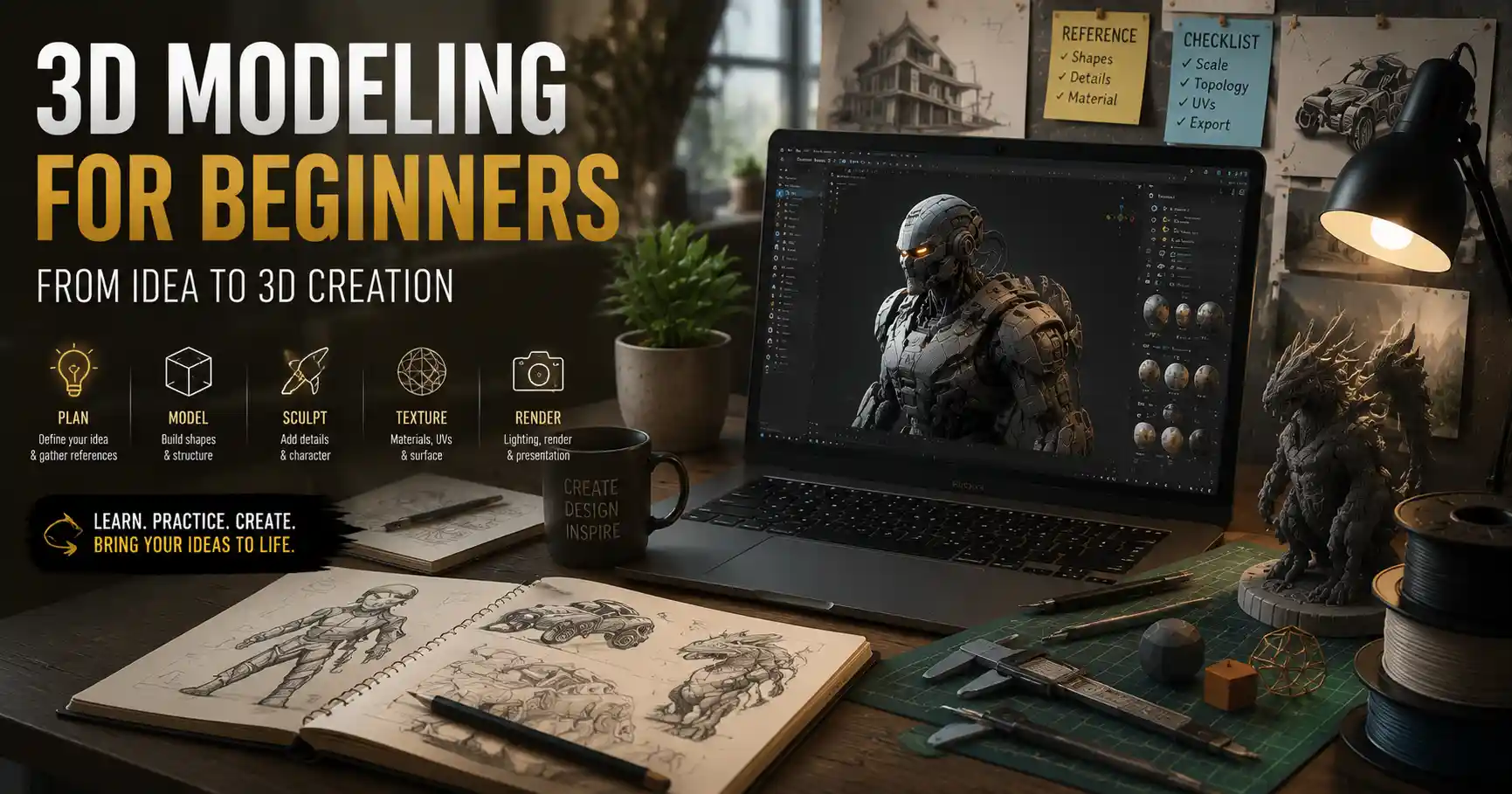 How to Create a 3D Model: A Beginner’s Step-by-Step Guide