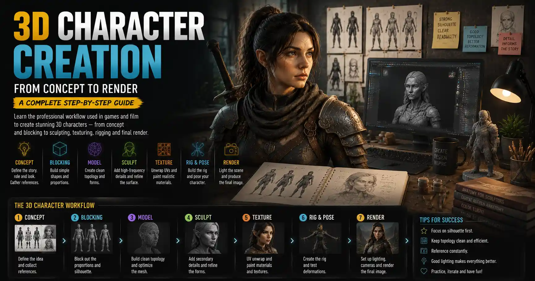 How to Make 3D Characters: A Beginner’s Step-by-Step Guide