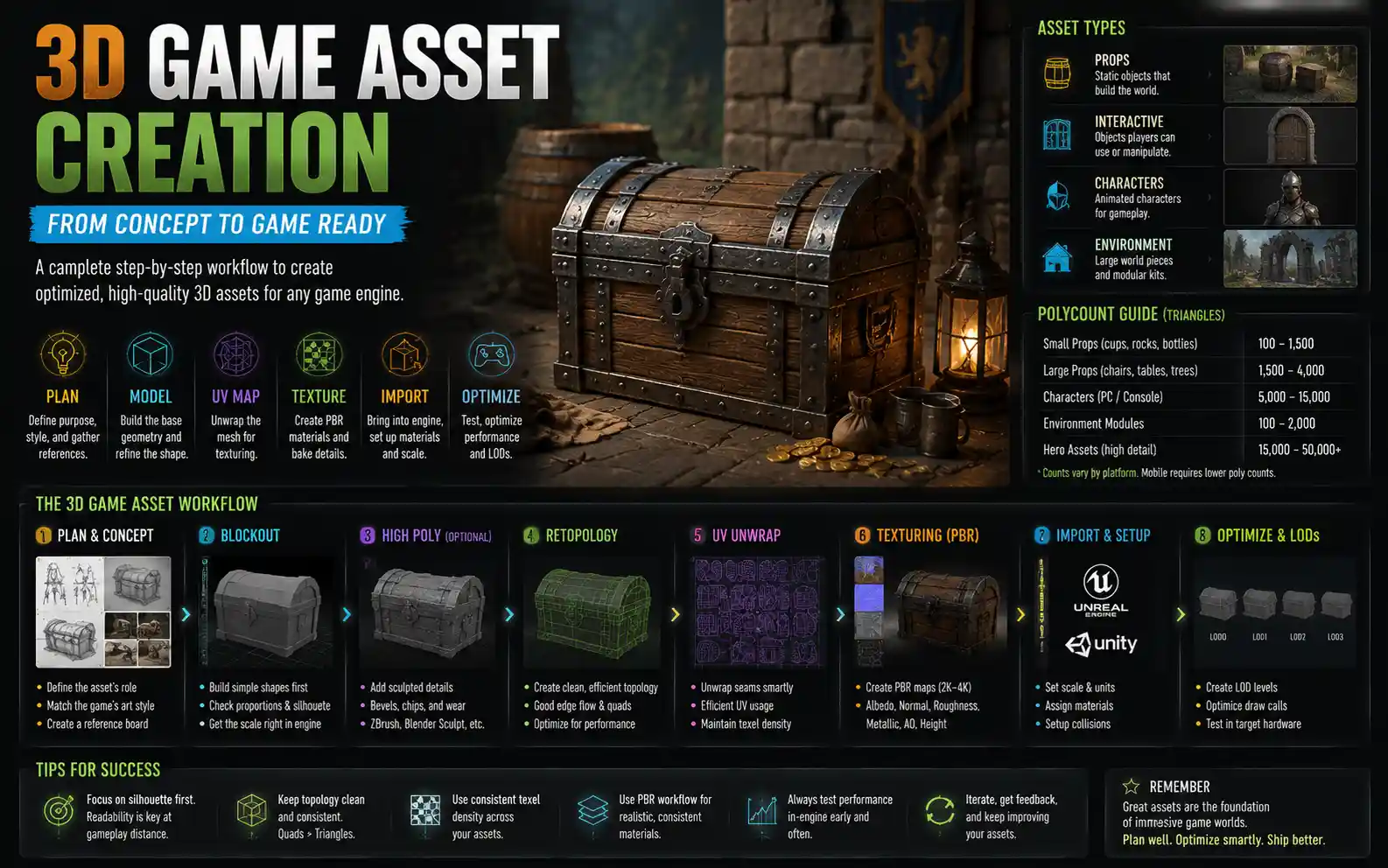 How to Make 3D Game Assets for Beginners: Step-by-Step Guide