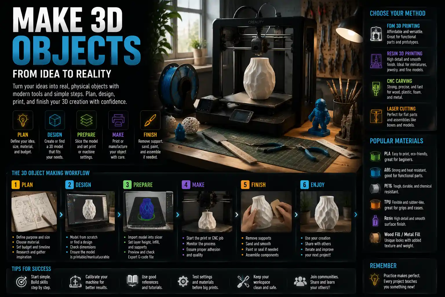 How to Make 3D Objects: A Beginner’s Step-by-Step Guide