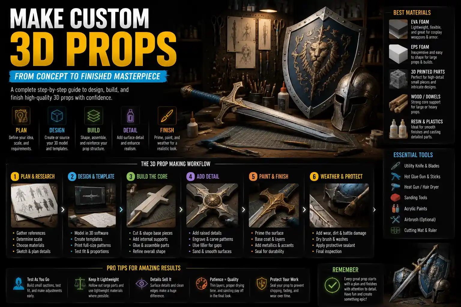 How to Make 3D Props: A Beginner’s Step-by-Step Guide