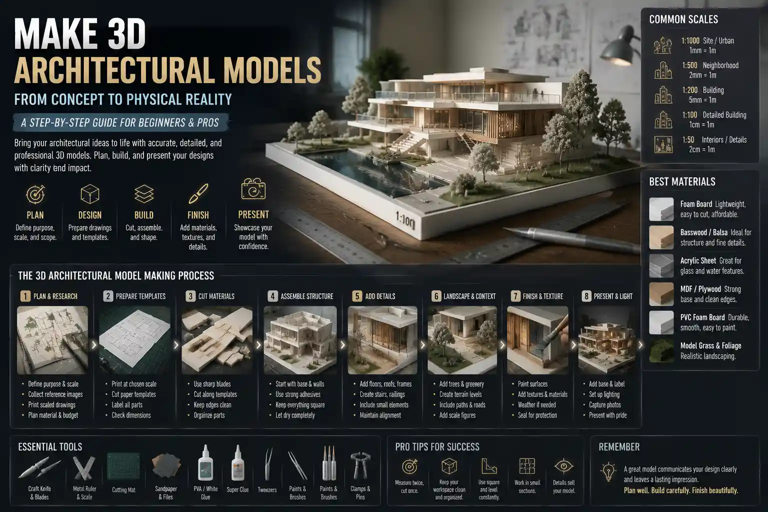 How to Make 3D Architectural Models: A Step-by-Step Guide