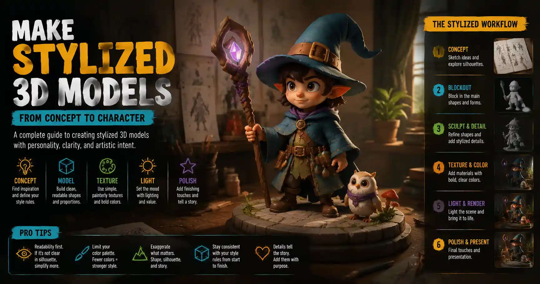 How to Create Stylized 3D Models: A Beginner's Step-by-Step Guide