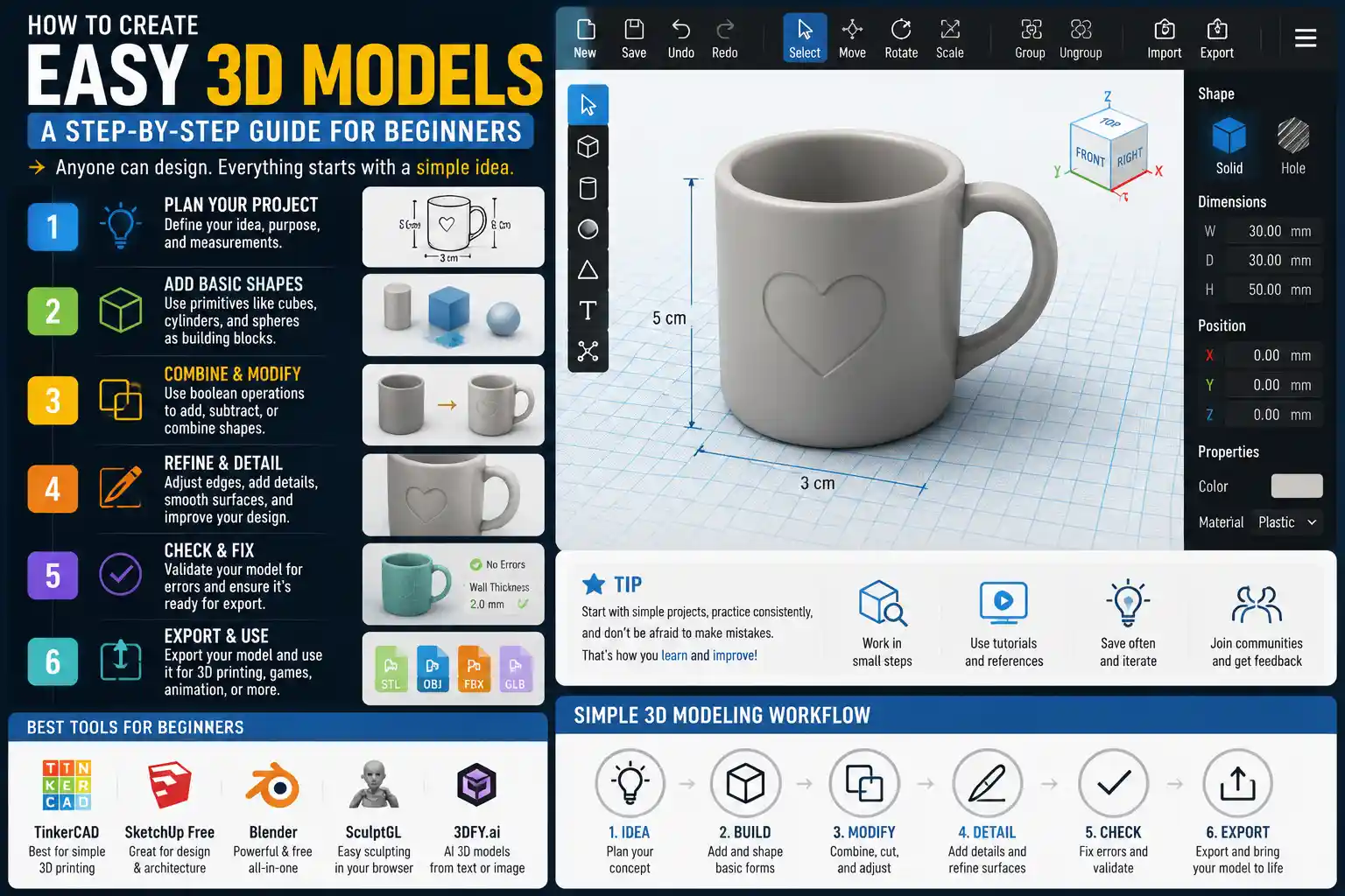 How to Create 3D Models: A Simple Step-by-Step Guide
