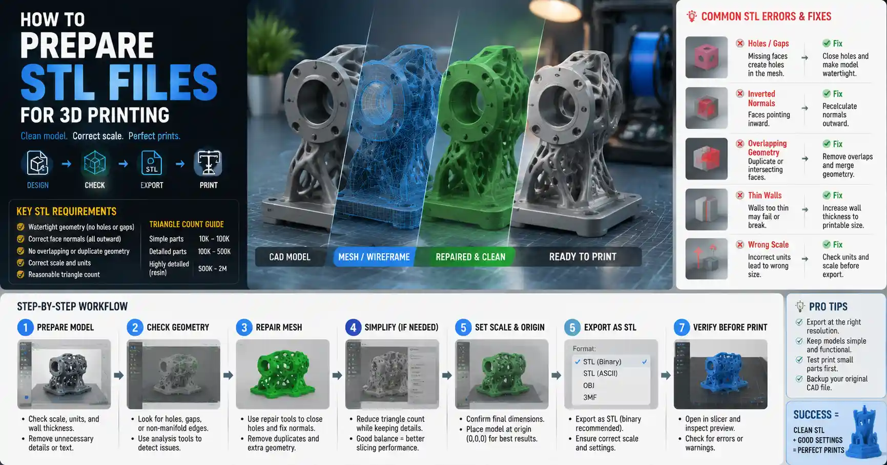 How to Prepare STL Files for 3D Printing: A Complete Guide