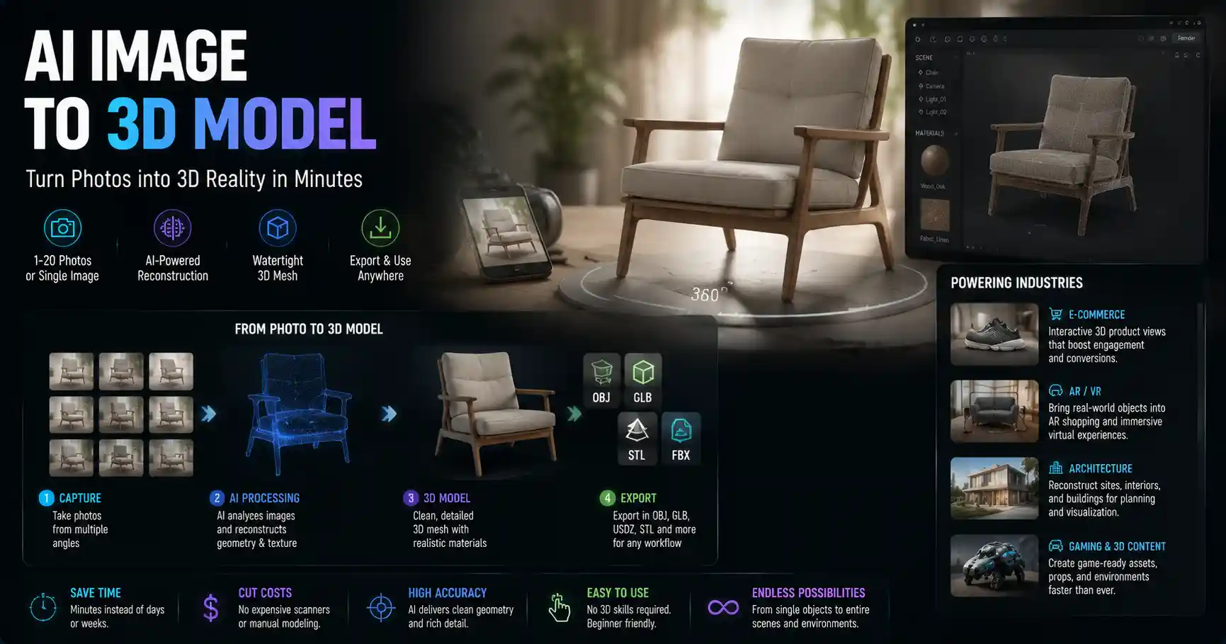 Best AI Tools to Convert 2D Images to 3D Models in 2026