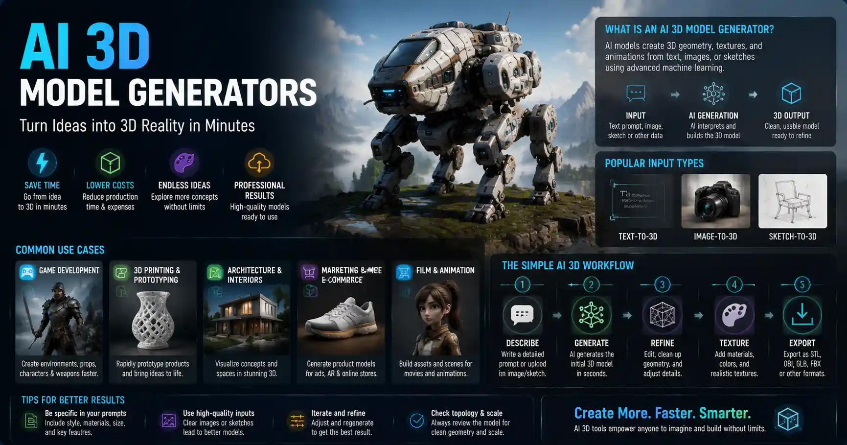 AI 3D Model Generator Guide: Get Started in 2024