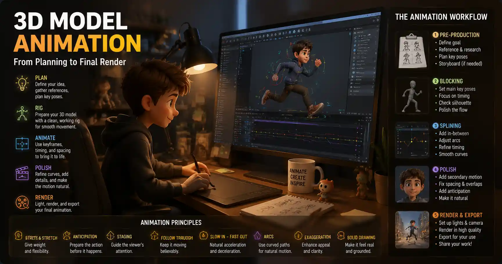 How to Animate 3D Models: A Beginner's Step-by-Step Guide